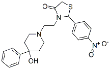 CAS#: 182188-88-1， 3-[2-(4-Hydroxy-4-Phenylpiperidin-1-Yl)Ethyl]-2-(4-Nitrophenyl)-1,3-Thiazolidin-4-One