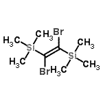 CAS 登录号：18225-33-7， [(E)-1,2-二溴-1,2-乙烯二基]二(三甲基硅烷)