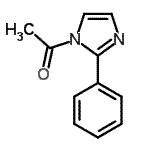 CAS 登录号：182481-13-6， 1-(2-苯基-1H-咪唑-1-基)乙酮