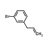 结构式 CAS# 18257-89-1, 1-烯丙基-3-溴苯