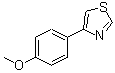 CAS 登录号：1826-21-7， 4-(4-甲氧基苯基)-1,3-噻唑