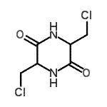 CAS#: 182878-29-1， 3,6-Bis(Chloromethyl)-2,5-Piperazinedione
