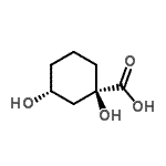 CAS 登录号：183134-59-0， (1R,3R)-1,3-二羟基环己烷羧酸