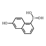 CAS 登录号：183158-32-9， (6-羟基-1-萘基)硼酸