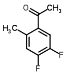 CAS 登录号：183237-85-6， 1-(4,5-二氟-2-甲基苯基)乙酮