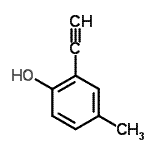 CAS 登录号：183589-14-2， 2-乙炔基-4-甲基苯酚