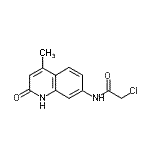 CAS 登录号：183613-11-8， 2-氯-N-(4-甲基-2-氧代-1,2-二氢-7-喹啉基)乙酰胺