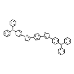 CAS 登录号：184101-38-0， 4,4'-[1,4-亚苯基二(1,3,4-恶二唑-2,4(5H)-二基)]二(N,N-二苯基苯胺)