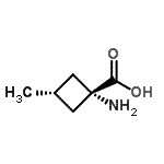 CAS 登录号：184103-74-0， 顺式-1-氨基-3-甲基环丁烷羧酸
