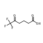 结构式 CAS# 184157-09-3, 6,6,6-三氟-5-氧代己酸