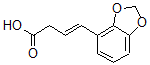 CAS 登录号：184360-97-2， (3E)-4-(1,3-苯并二氧戊环-4-基)-3-丁烯酸