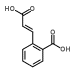 CAS 登录号：18454-53-0， 2-[(E)-2-羧基乙烯基]苯甲酸