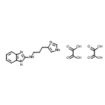 CAS 登录号：184576-87-2， N-[3-(1H-咪唑-4-基)丙基]-1H-苯并咪唑-2-胺草酸盐(1:2)