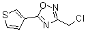结构式 CAS# 184970-24-9, 3-(氯甲基)-5-(3-噻吩基)-1,2,4-恶二唑