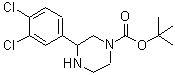 CAS 登录号：185110-16-1， 3-(3,4-二氯苯基)-1-哌嗪羧酸叔丁酯