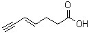 CAS 登录号：18525-62-7， (4E)-4-庚烯-6-炔酸