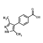 CAS 登录号：185252-69-1， 4-(3,5-二甲基-1H-吡唑-4-基)苯甲酸