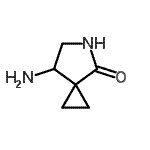 CAS#: 185421-97-0， 4-Amino-6-Azaspiro[2.4]Heptan-7-One