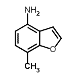 CAS 登录号：185684-92-8， 7-甲基-1-苯并呋喃-4-胺