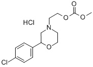 CAS#: 185759-09-5， 2-[2-(4-Chlorophenyl)Morpholin-4-Yl]Ethyl Methyl Carbonate Hydrochloride
