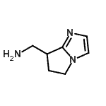 CAS 登录号：185797-45-9， 1-(6,7-二氢-5H-吡咯并[1,2-a]咪唑-7-基)甲胺