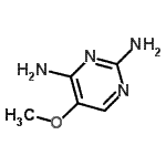 CAS 登录号：18588-48-2， 5-甲氧基-2,4-嘧啶二胺