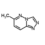 结构式 CAS# 18591-78-1, 6-甲基[1,2,4]三唑并[4,3-b]哒嗪