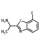 CAS 登录号：185949-50-2， 1-(7-氟-1,3-苯并噻唑-2-基)乙胺