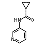 CAS 登录号：186253-87-2， N-(3-吡啶基)环丙烷甲酰胺