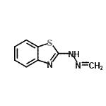 CAS 登录号：186457-64-7， 甲醛1,3-苯并噻唑-2-基腙