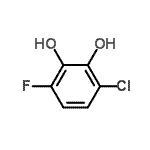 CAS 登录号：186589-78-6， 3-氯-6-氟-1,2-苯二酚