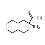 CAS 登录号：18672-74-7， 2-氨基十氢-2-萘甲酸