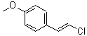 CAS 登录号：18684-79-2， 1-[(E)-2-氯乙烯基]-4-甲氧基苯
