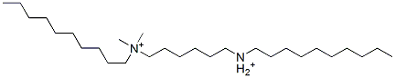 CAS 登录号:18699-36-0, N,N'-二(癸基二甲基)-1,6-己烷二铵