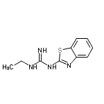 CAS 登录号：18704-04-6， 1-(1,3-苯并噻唑-2-基)-3-乙基胍