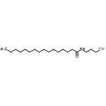 结构式 CAS# 18704-66-0, N-(3-羟基丙基)十六烷酰胺