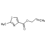 CAS 登录号：187269-96-1， 烯丙基2-甲基-1,3-噻唑-4-羧酸酯