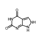 CAS 登录号：187486-06-2， 2H-吡唑并[3,4-d]嘧啶-4,6(5H,7H)-二酮