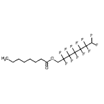 CAS 登录号：18770-62-2， 2,2,3,3,4,4,5,5,6,6,7,7-十二氟庚基辛酸酯