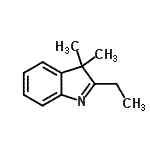 CAS 登录号：18781-53-8， 2-乙基-3,3-二甲基-3H-吲哚