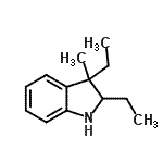 CAS 登录号：18781-60-7， 2,3-二乙基-3-甲基吲哚啉