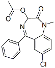 CAS#: 18818-64-9， 7-Chloro-1,3-Dihydro-1-Methyl-5-Phenyl-2-Oxo-2H-1,4-Benzodiazepin-3-Yl Acetate