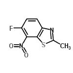 CAS#: 188787-69-1， 6-Fluoro-2-Methyl-7-Nitro-1,3-Benzothiazole