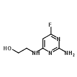 CAS#: 188987-84-0， 2-[(2-Amino-6-Fluoro-4-Pyrimidinyl)Amino]Ethanol
