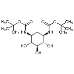 CAS 登录号：189157-45-7， 二(2-甲基-2-丙基)[(1R,3S,4R,5R,6S)-4,5,6-三羟基-1,3-环己烷二基]二氨基甲酸酯