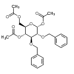 CAS 登录号：18933-72-7， 1,4,6-三-O-乙酰基-2,3-二-O-苄基-alpha-D-吡喃葡萄糖