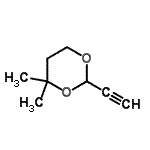 CAS 登录号：189358-52-9， 2-乙炔基-4,4-二甲基-1,3-二恶烷