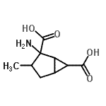 CAS#: 191342-39-9， 4-Amino-3-Methyl-Bicyclo[3.1.0]Hexane-4,6-Dicarboxylic Acid
