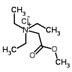 CAS 登录号：19223-70-2， N,N,N-三乙基-2-甲氧基-2-氧代乙烷氯化铵
