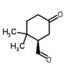 CAS 登录号：192433-16-2， (1R)-2,2-二甲基-5-氧代环己烷甲醛